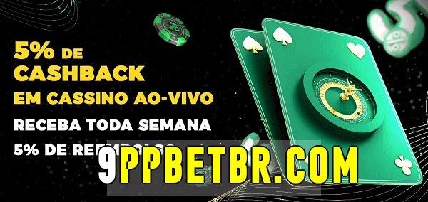 Promoções do cassino ao Vivo 9ppbet.com 